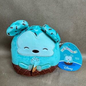 NWT Squishmallows Mint Chocolate Waffle Cone 5” Mickey Mouse (Just Opened)